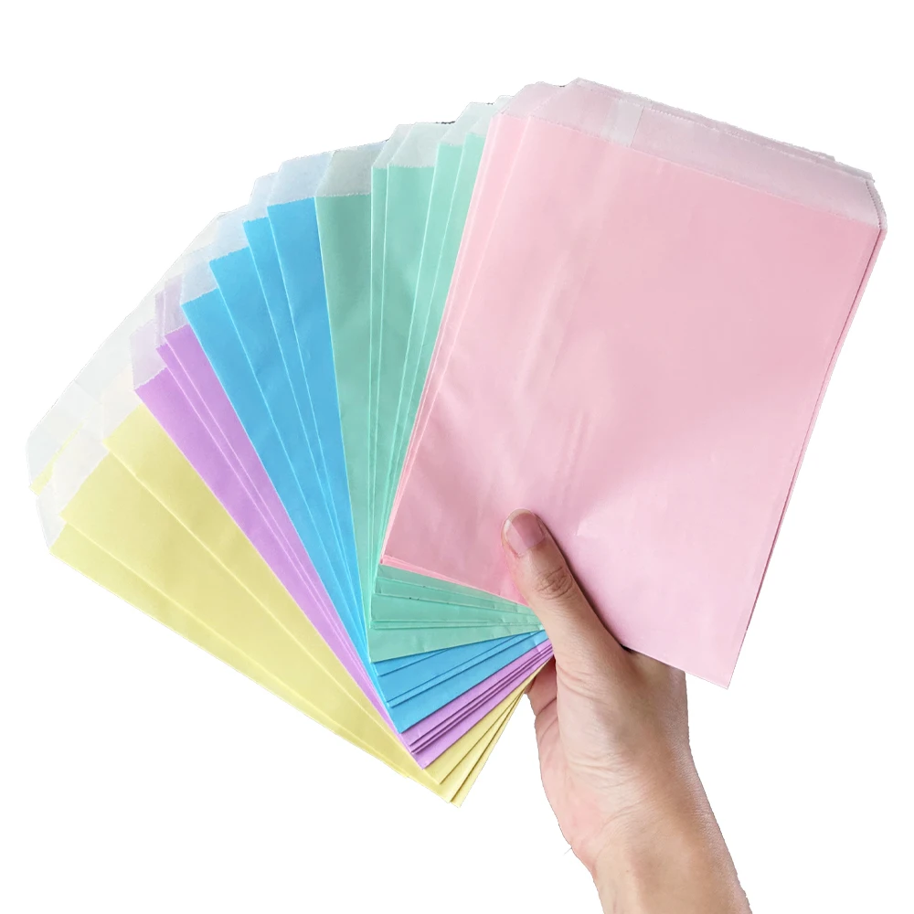 

Бумажные подарочные пакеты «Радуга» 25 шт