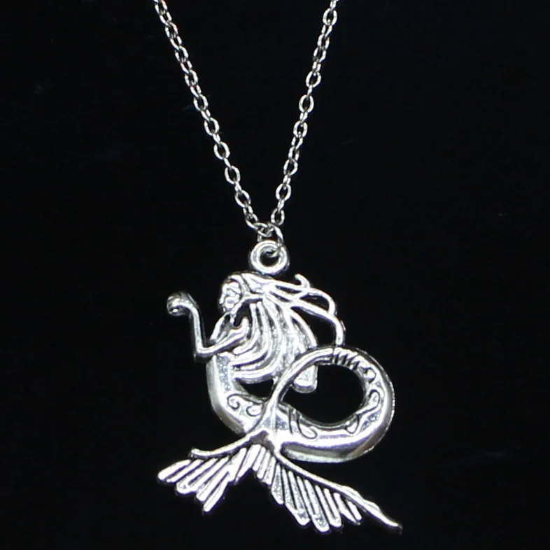 Ожерелье с подвеской «русалка», 40 х41 мм