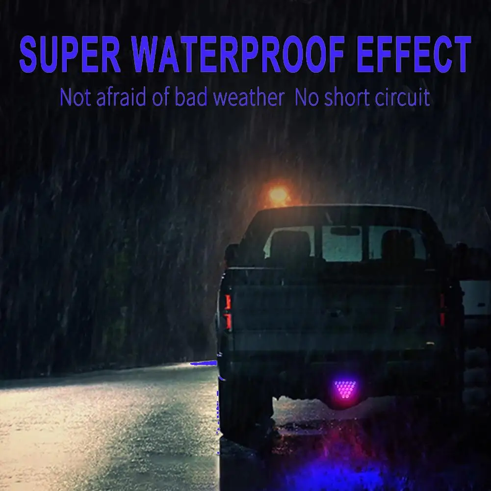 Автомобильная стоп-сигнальная лампа 12 В светодиодный треугольный спортивный