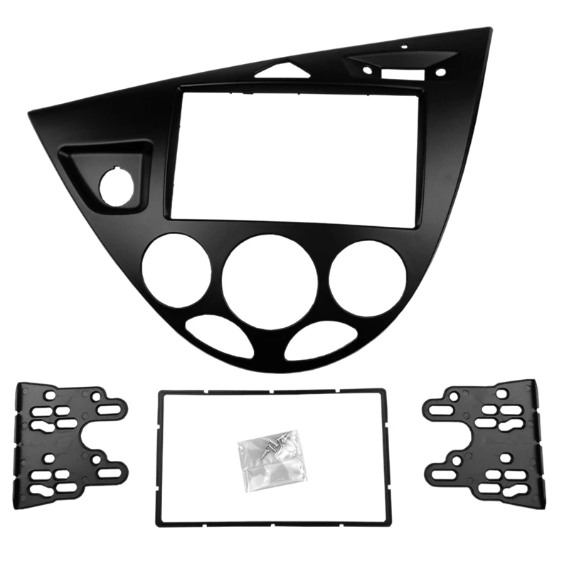

2 Din Radio Fasica for Ford Fiesta focus car Stereo Panel Radio Trim Kit Face Frame LHD Refitting Installation