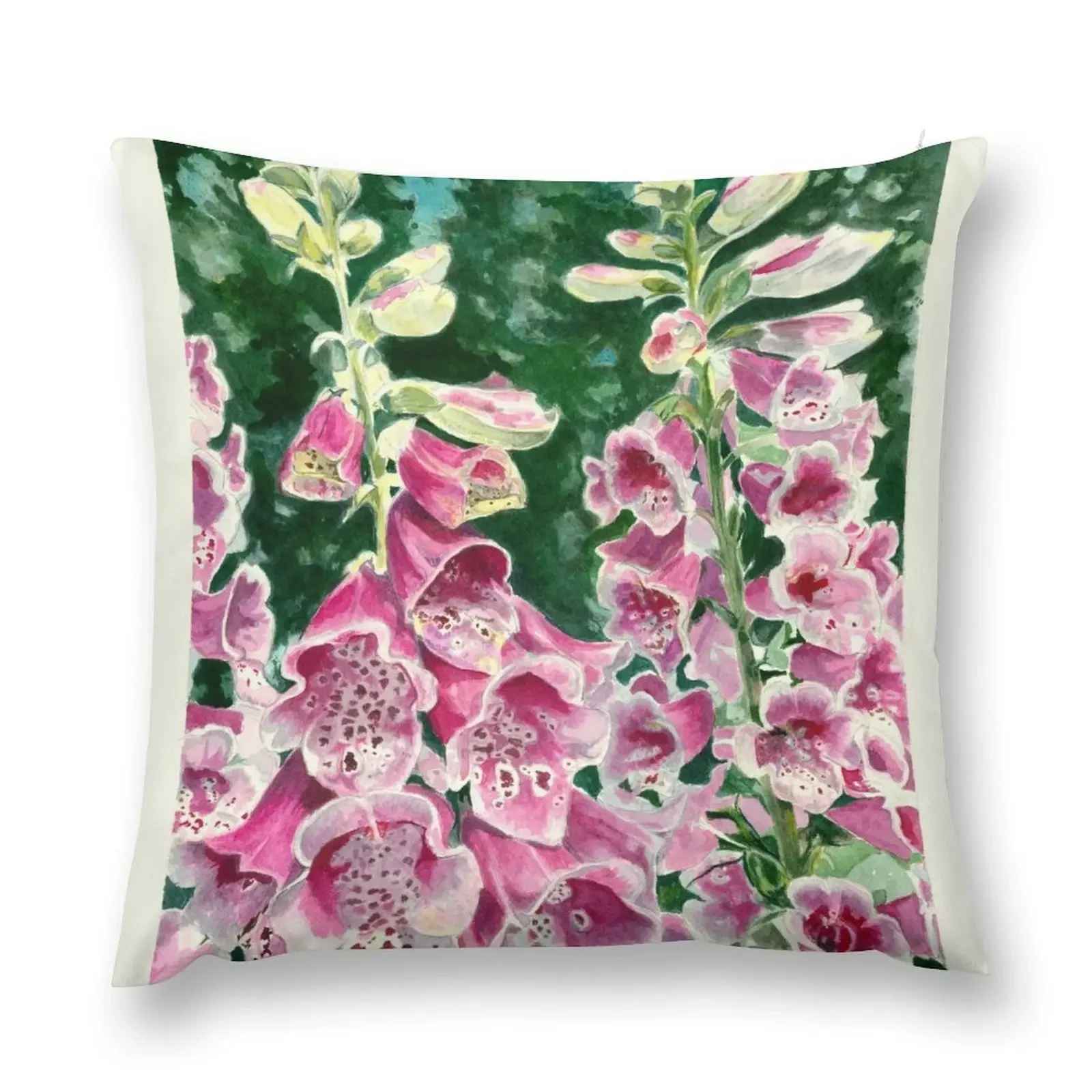 Подушка Foxgloves подушка для домашнего декора чехол подушки