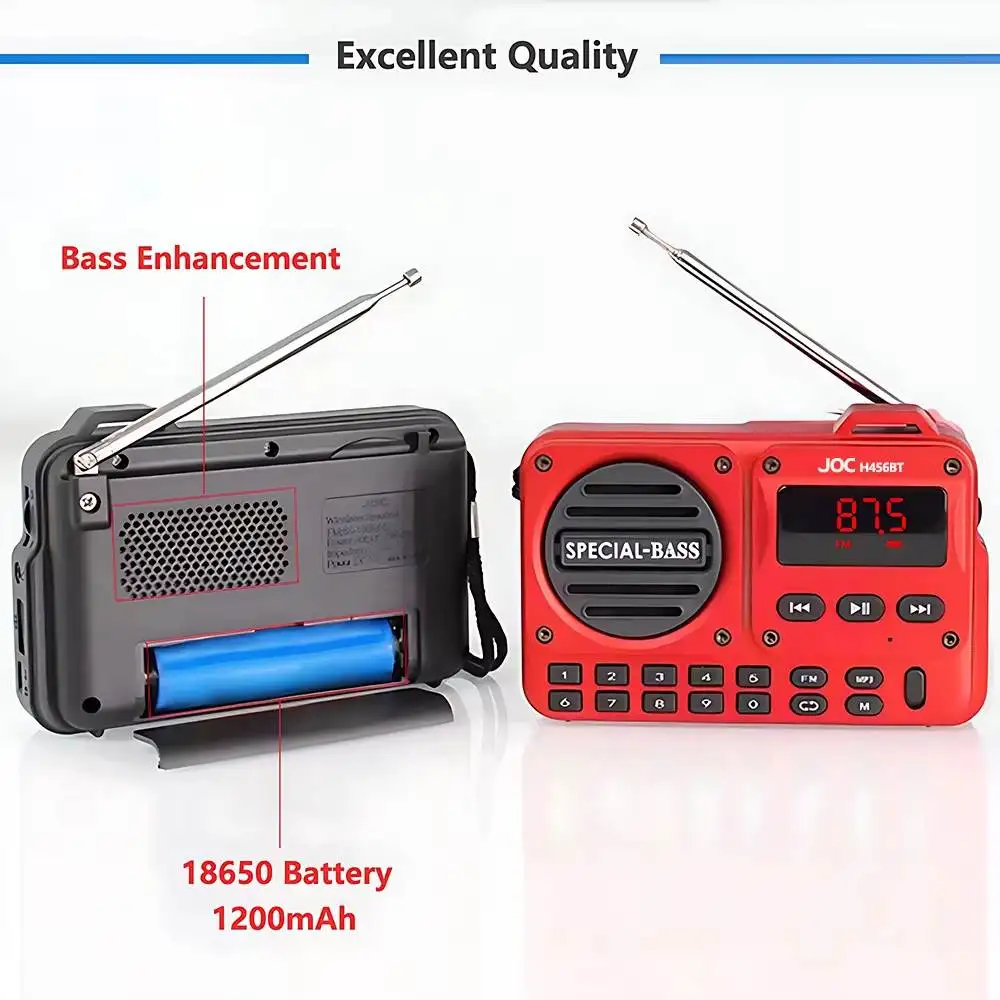 Портативное FM-радио перезаряжаемые bluetooth-колонки с FM-радио-приемником