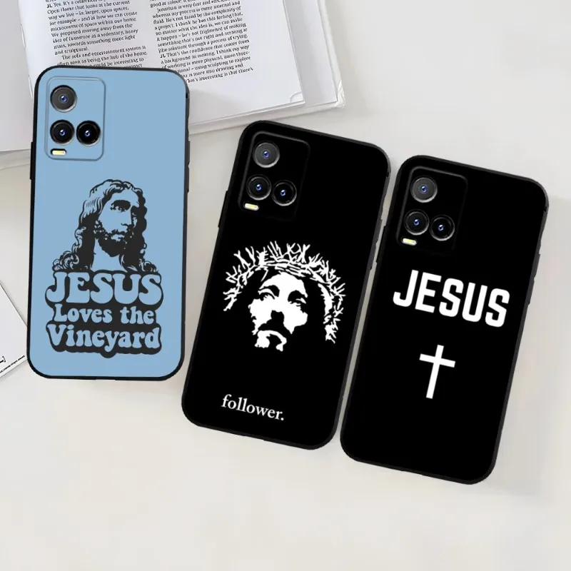 

God Jesus Pray Phone Case For VIVO T1 Y33S Y31 Y21 Y76S Y74S Y73 X80 NEO5 IQOO Z6 9 NEO5SE S12PRO Y26S V23 PRO Cover