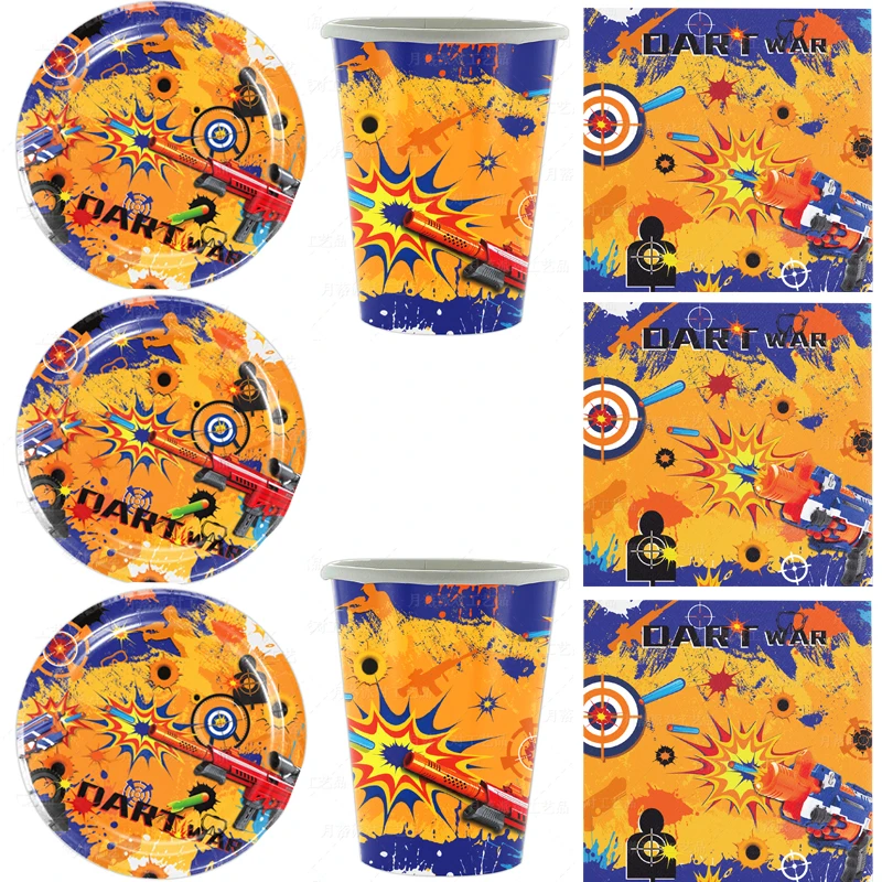 

Детские сувениры для мальчиков, тарелки на тему дартс, войны, блюда, чашки, салфетки, украшение для будущей мамы, товары для мероприятий, 60 шт....