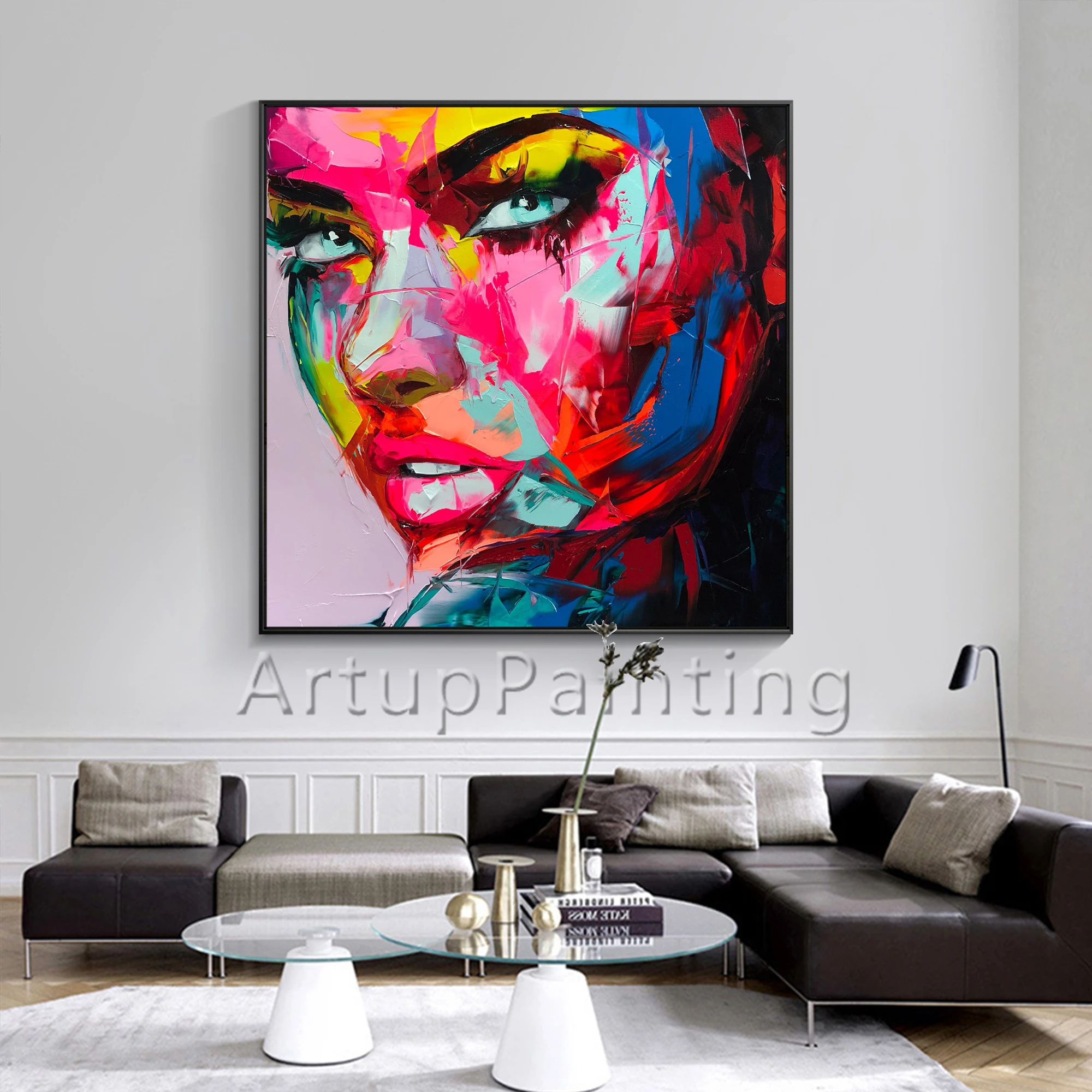 Картина маслом на холсте из акрила с ножом |