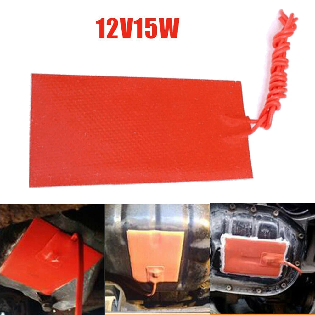 

1PCS Silicone Heater Pad 12V 15W Silicone Heater Pad For 3D Printer Heated Car Fuel Tank Heating Mat Quick Heat Up