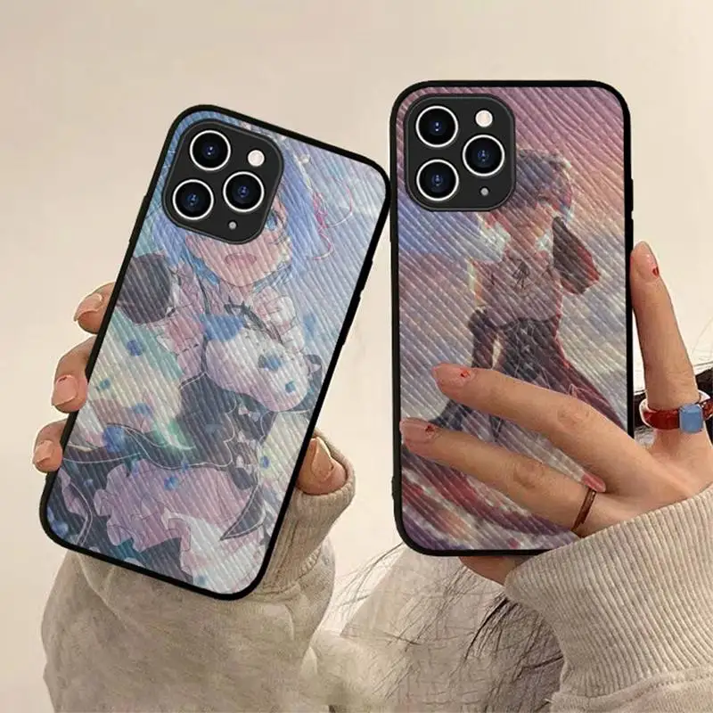 

cartoon cute maid girl Phone Case Hard Leather Case for iPhone 11 12 13 Mini Pro Max 8 7 Plus SE 2020 X XR XS Coque