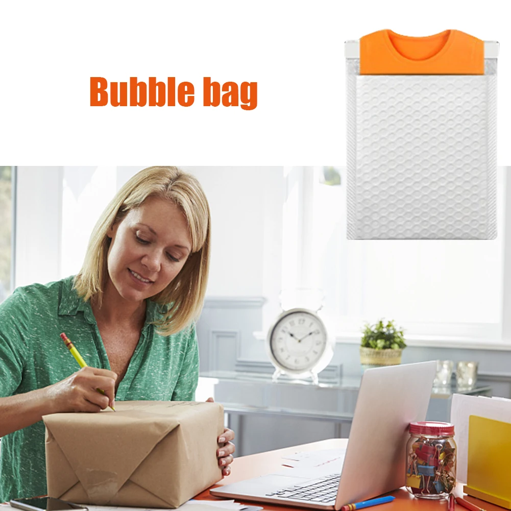 

Конверты из пузырчатой пленки 10 шт., для почтовых отправлений, устойчивые к разрыву, многофункциональные пузырчатые пакеты для упаковки, дл...