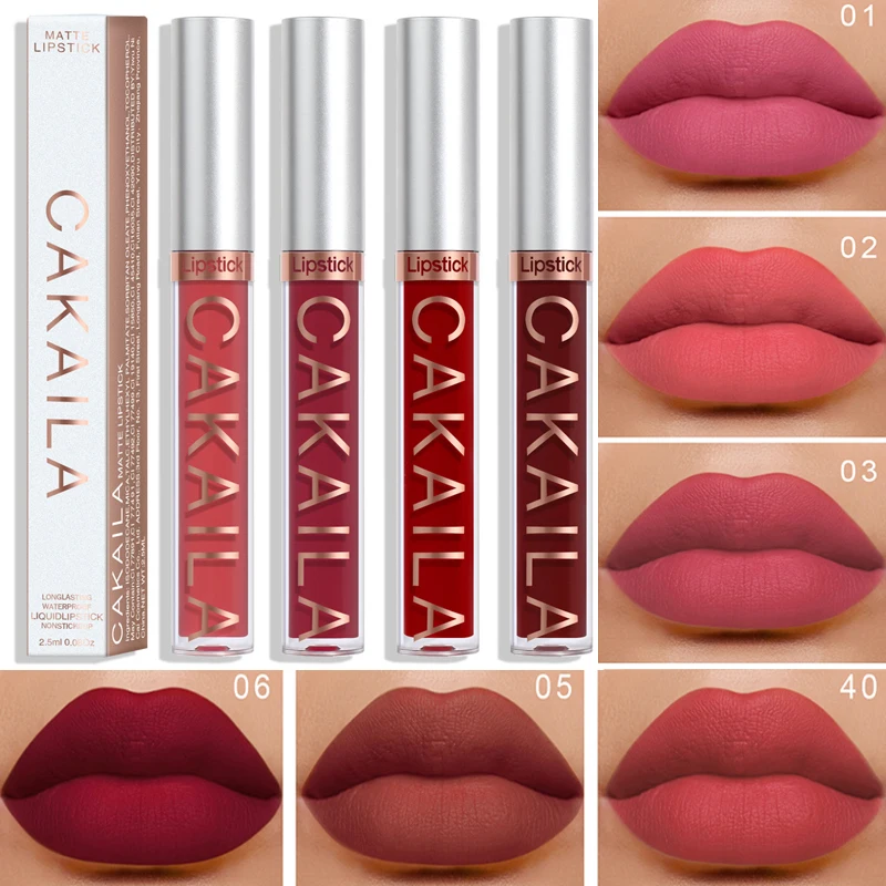 

18 Colors Matte Velvet Lipstick Waterproof Nude Lip Gloss Long Lasting Non-marking Red Sexy Liquid Lipsticks Lip Makeup Cosmetic