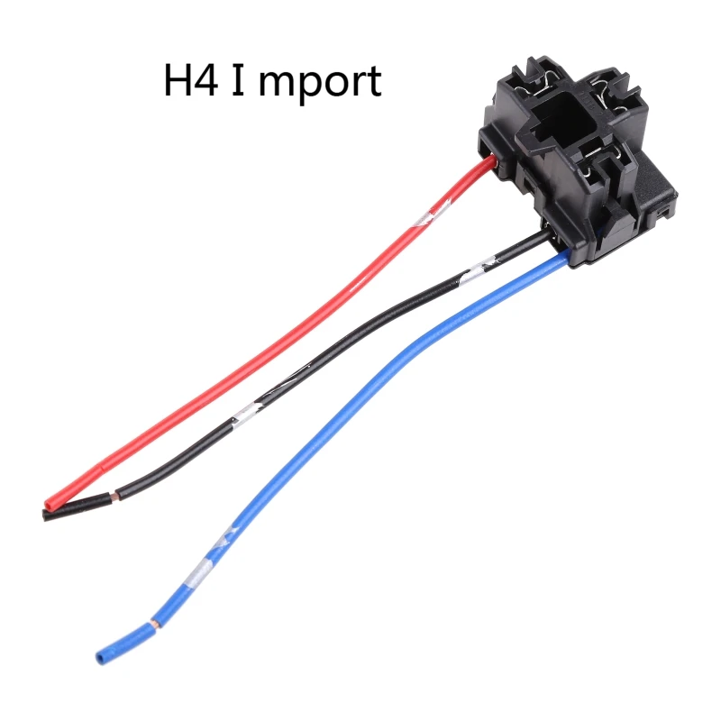 

H4 Truck Auto Boat Marine Fog Light Headlight Halogen Bulb Socket Power Adapter Plug Connector Wiring Harness Heavy Duty