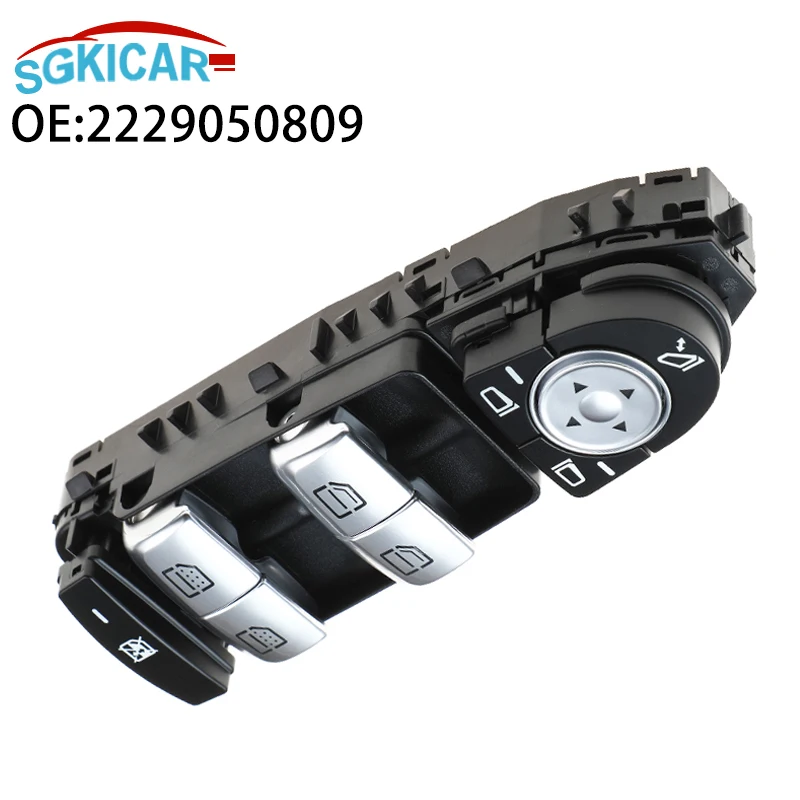 Фото 2229050809 Переключатель стеклоподъемника 2229056800 для Mercedes-Benz C-Klasse W205 S205 C180 C200 C220 C250 C300 C400 №1