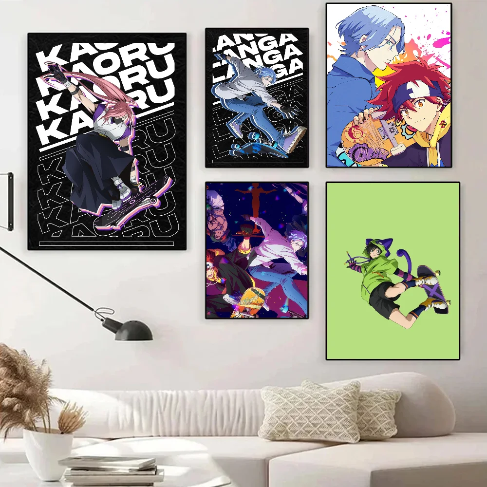 Аниме Cool Boy S-Sk8 Бесконечность Постер-наклейка-водостойкая Самоклеящаяся Бумажная