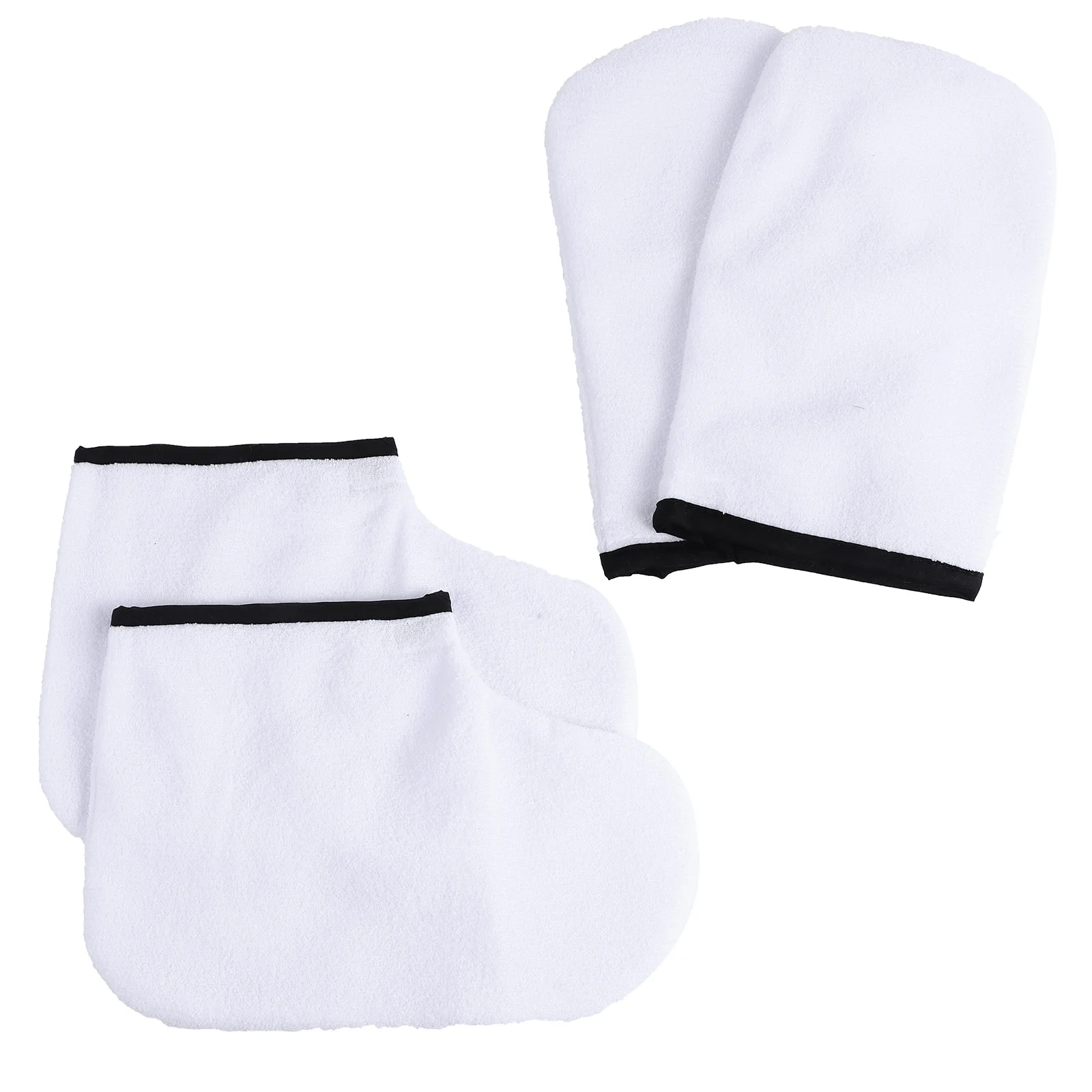 

Paraffin Wax Gloves Foot Booties Cover Liners Bath Hand Warmer Socks Sock Hands Mittens Heated Spa Hot Baths Mitt Mitts