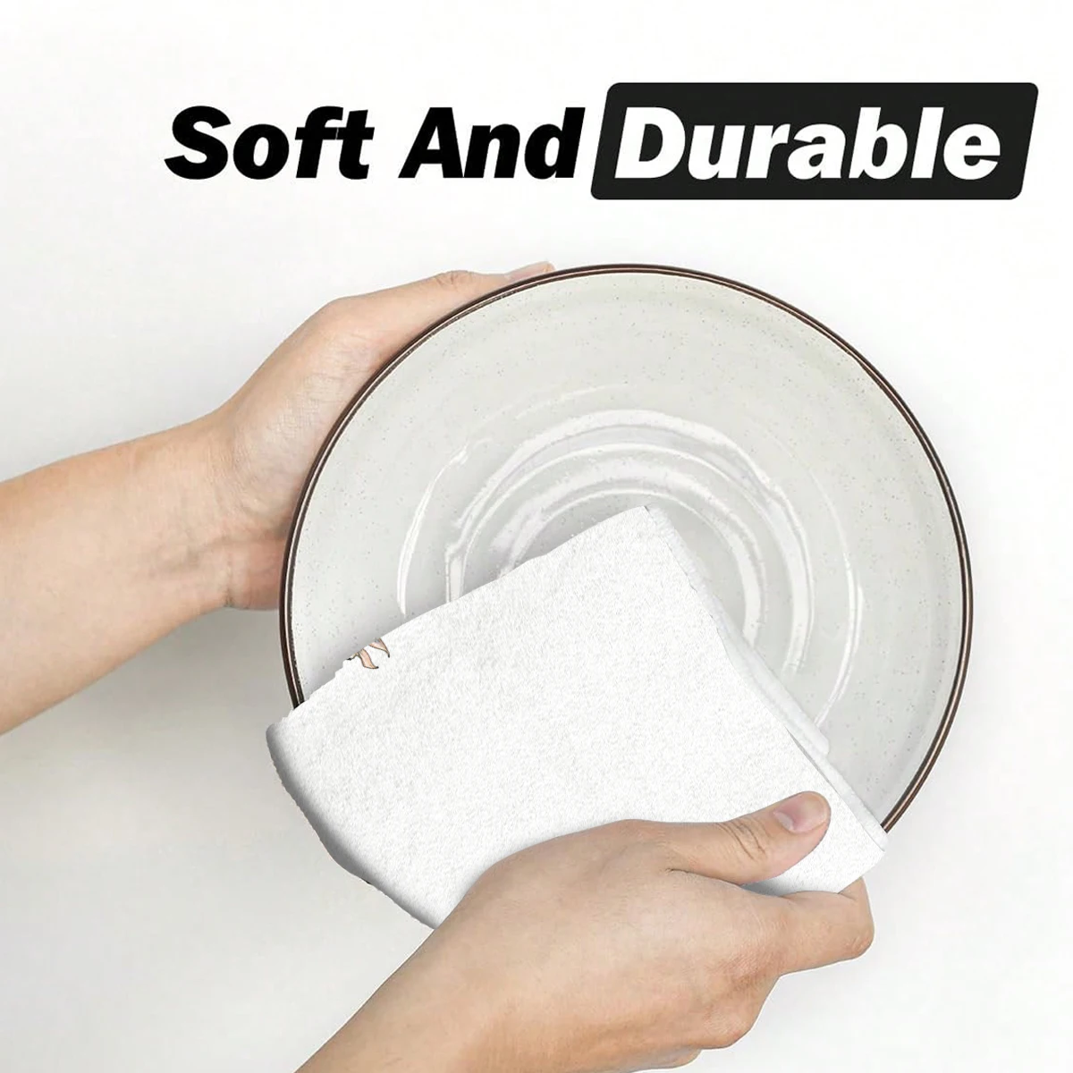 2 шт. полотенце для рук кухонные декоративные полотенца из альпаки абсорбирующая