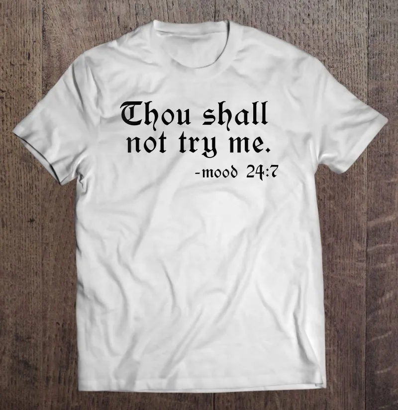 

Футболка мужская с коротким рукавом, с принтом «Ты не должен попробовать меня»