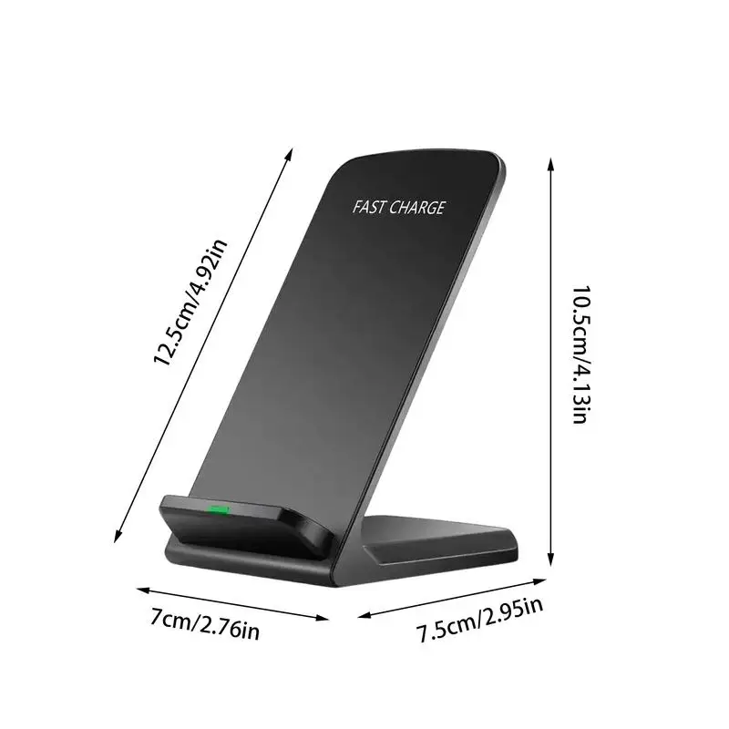 Беспроводное зарядное устройство 15 Вт подставка для iPhoneSamsungXiaomi Индукционная