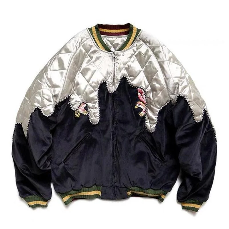

22SS Color Stitching Embroidery KAPITAL Jackets Men Women EU Size 100% Cotton KAPITAL Coat Streetwear Autumn Winter Skateboard