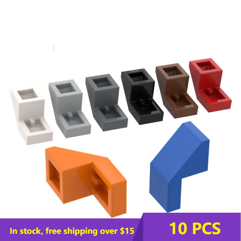 

10PCS High-Tech Assemble Particle 28192 1x2 Bevel Non-particle Building Blocks Kit Replaceable Part Toys For Children Gifts
