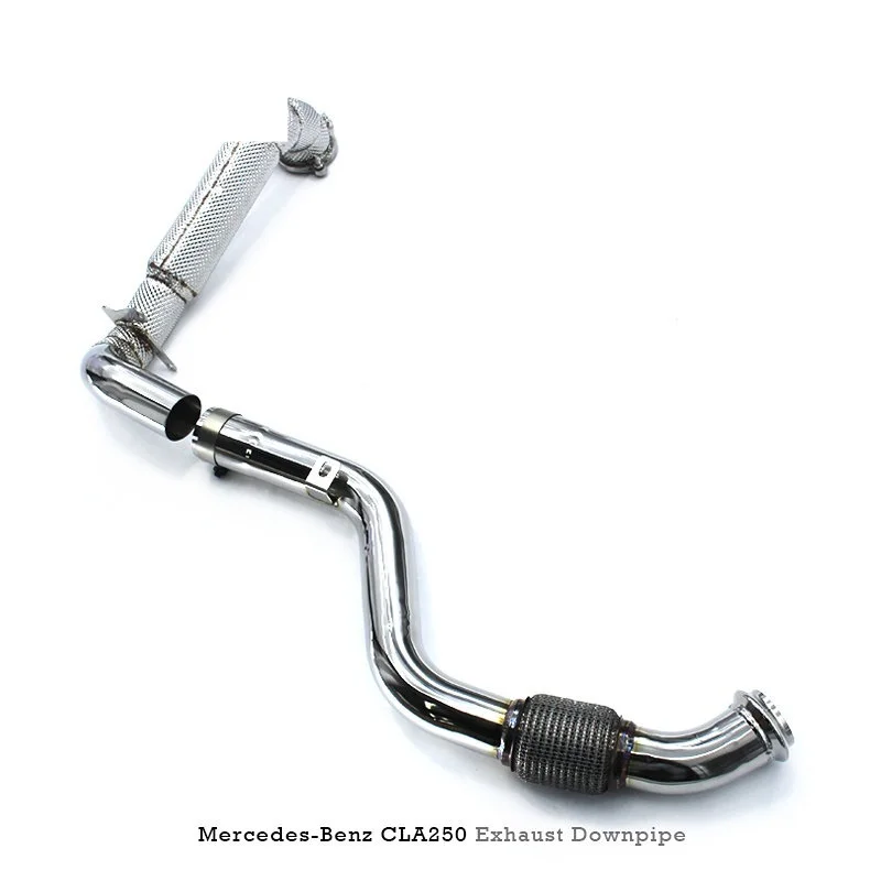 

Head Section High flow Pipes Exhaust Pipes branch downpipe Exhaust Pipe with catalyst for Mercedes-Benz CLA250 2.0T 2014-2021