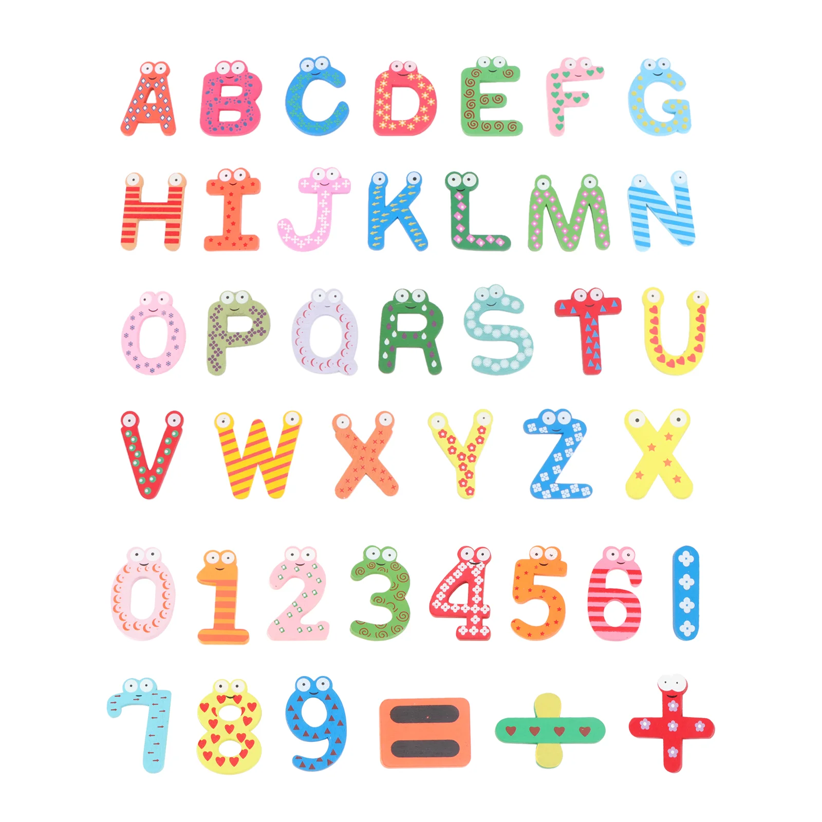 

Refrigerator Magnets Alphabet Fridge Magnets Cartoon Freezer Stickers Whiteboard Posted for Holiday Home Photo Map Message Decor