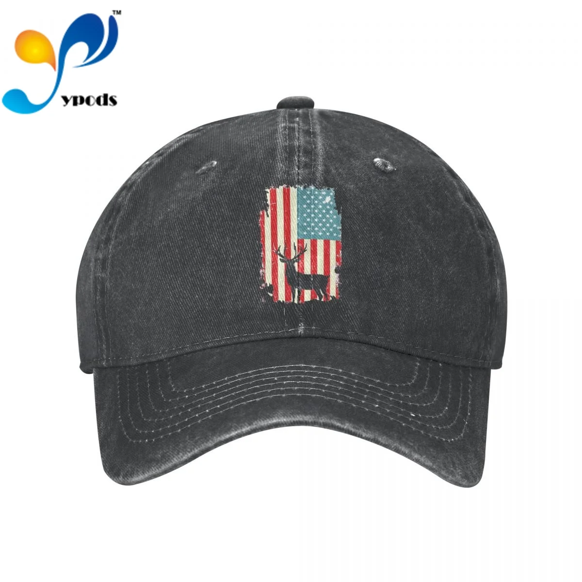 

American Deer Hunter Patriotic Cotton Cap For Men Women Gorras Snapback Caps Baseball Caps Casquette Dad Hat