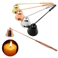 high quality bell shaped candle extinguisher candle wick cover anti smoke and smell candle making kit accessories home diy gifts