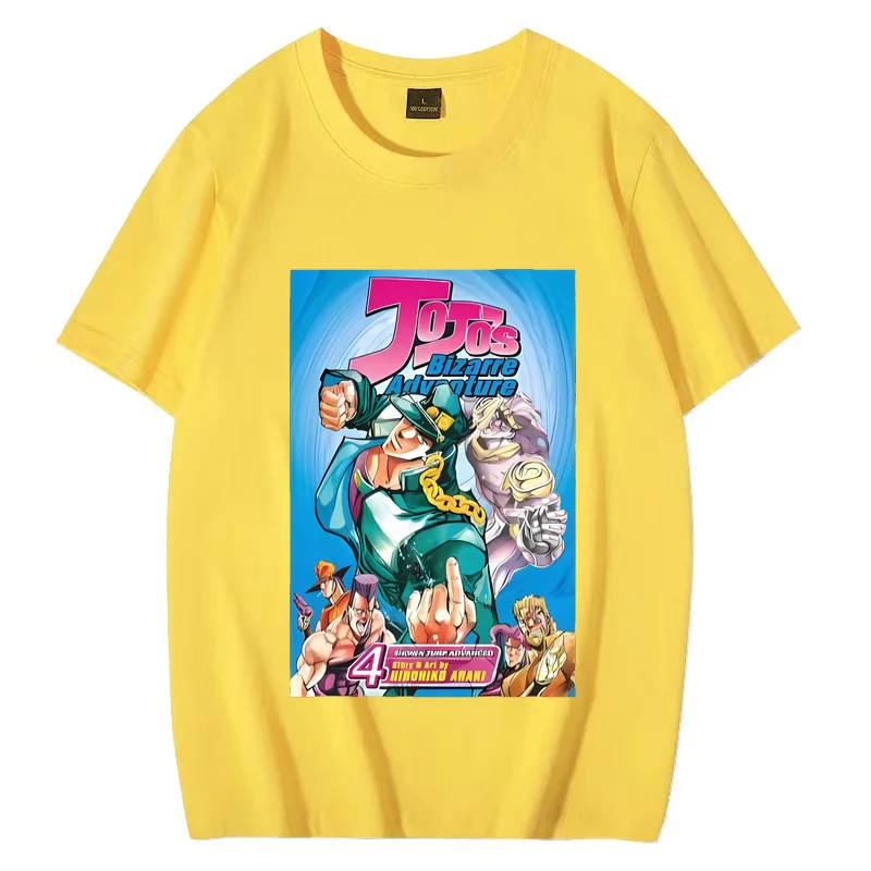 

Jojo ' s Bizarre Adventure Unisex Jersey Short Sleeve Tee Men's women's 2023 Casual clothes gothic Graphics print T-shirt men