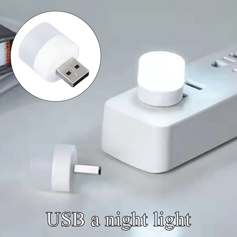 

LED White Light Reading Lamp USB Light Night Light Lamp Mobile Power Eye Protection Table Lamp 1W suitable for students