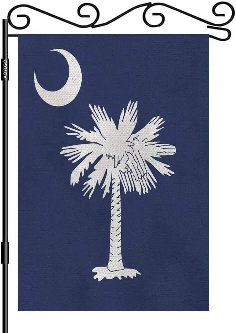 AOYEGO Южная Каролина маленький Садовый флаг вертикальный двухсторонний 12 5x18