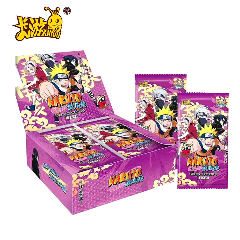 

New KAYOU legitimate Naruto Soldier Chapter No. 1 2 3 4 5 6 shells full box Whirlpool Naruto full box set card anime collection