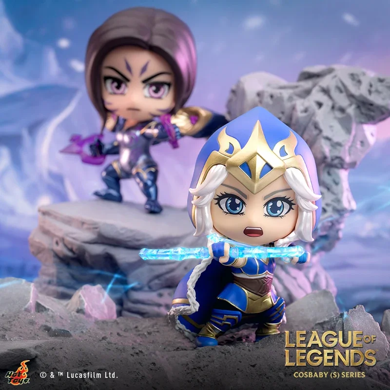 

Горячие игрушки Лига Легенд Ashe Kaisa экшн-фигурки LOL Kawaii Cosbaby мини коллекция кукол настольное украшение подарок на день рождения