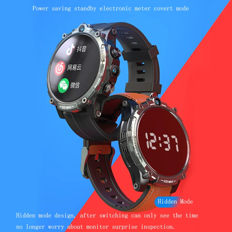 v20 men women smart watch internet download app game video for amazfit tiktok blood pressure heartrate 4g for xiaomi phone free global shipping