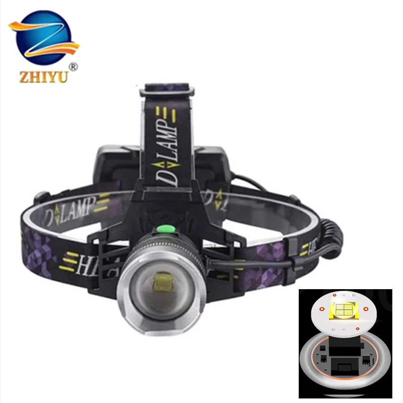 

New P70 P50 Telescopic Zoom Adjustable Headlamp Rechargeable High Power Induction Headlight Camping Outdoor Night Lantern