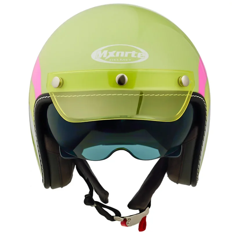 Мотоциклетные шлемы с линзами полушлемы мужские и женские мотоциклетные в 11-х