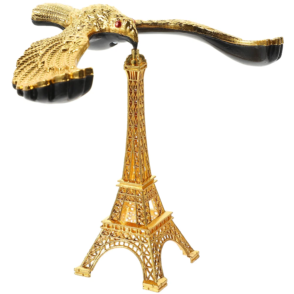 

Balance Bird Eagle Toy Tower Eiffel Gravity Balancing Model Ornaments Toys Alloy Metal Fidget Physical Zinc Statue Architecture