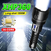 new xhp360 high power led flashlights usb tactical rechargeable 18650 5modes powerful lantern waterproof 100000 lumen flashlight