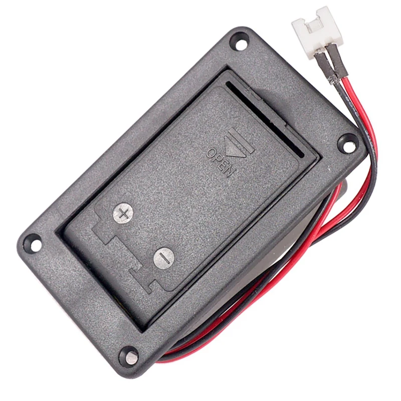 

2X 9V Mount Guitar Active Pickup Battery Cover Hold Box Battery Storage Case For Electric Guitar Bass Accessory