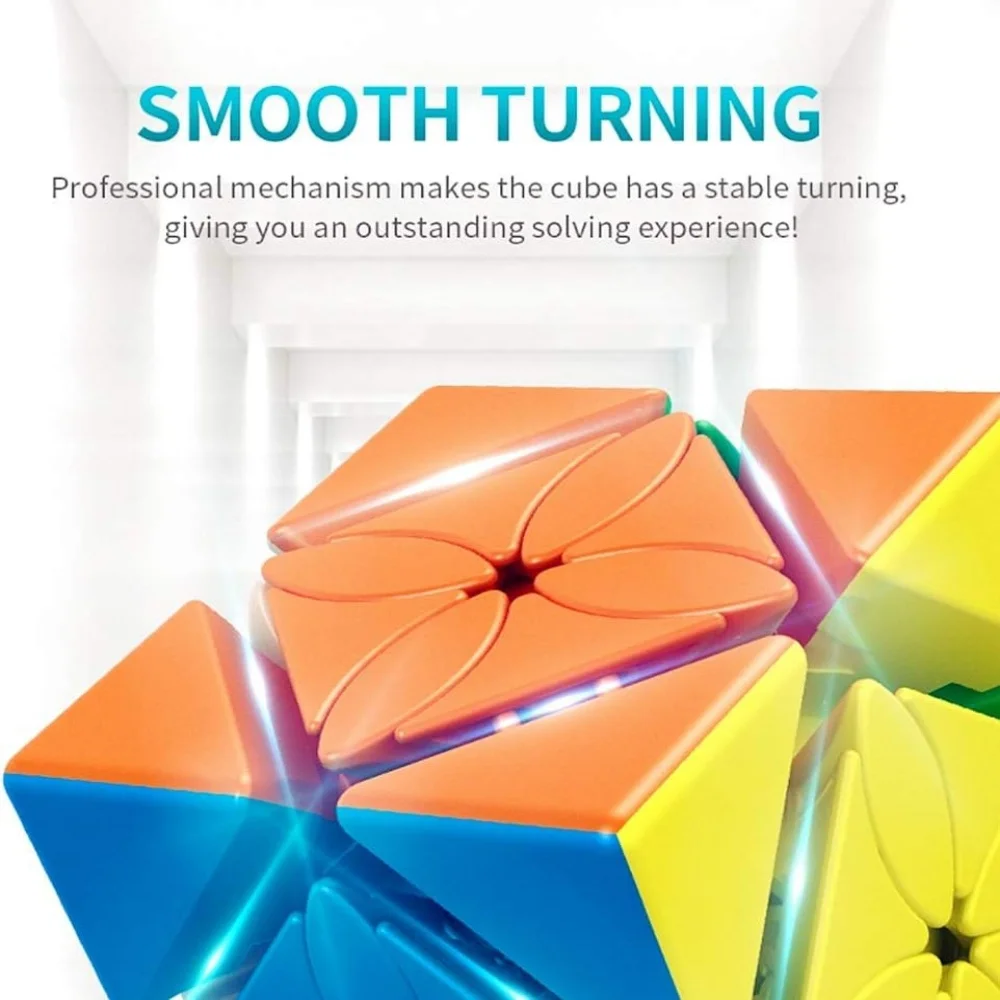 MoYu Meilong Быстроскоростной Куб С Дизайном Кленового Листа Несклеевой Волшебный