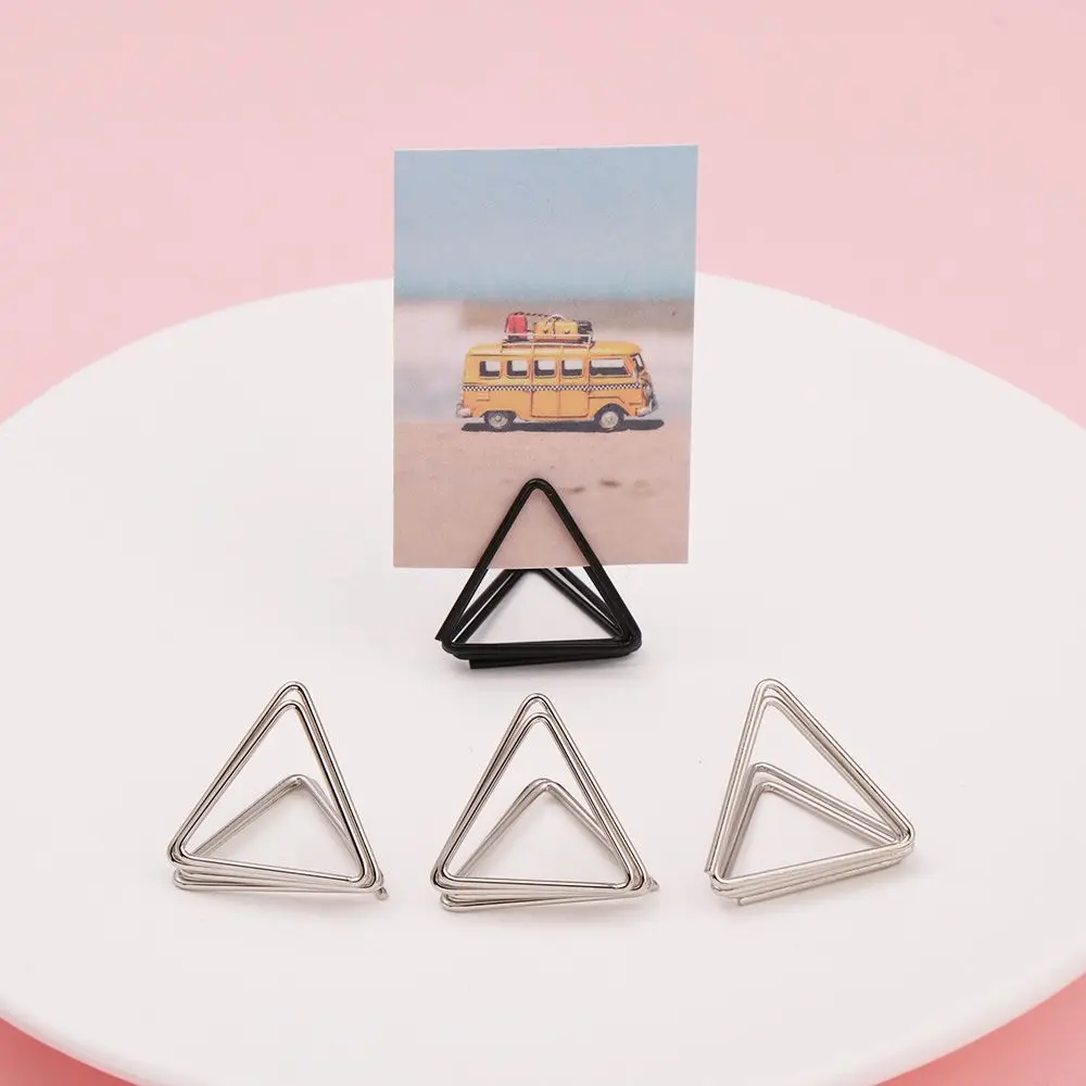 

Металлический держатель для фотографий и карточек, настольное украшение для свадьбы, романтичные зажимы для фотографий, подставка с зажима...