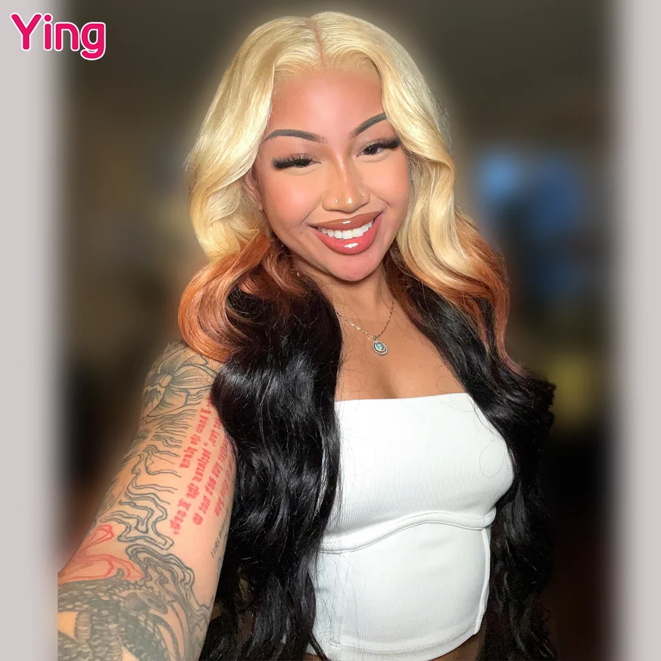 Парик женский из натуральных человеческих волос 13 х4 дюймов 613