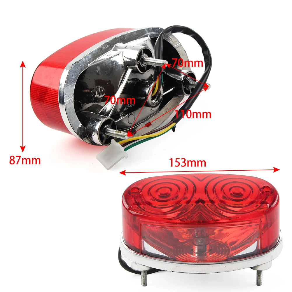 12 В задний стоп-сигнал для 110cc 125cc 150cc Quad Dirt Bike ATV 4 колеса