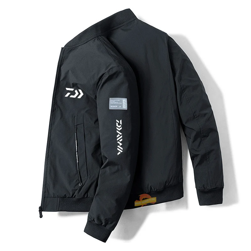 

Куртка мужская демисезонная ветрозащитная с воротником-стойкой и молнией