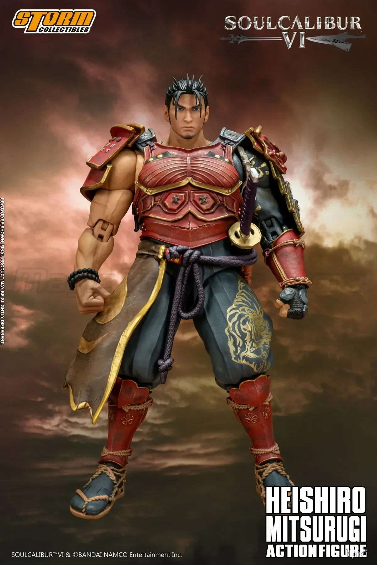 Фото В наличии: Оригинальная фигурка Storm Collectibles SOULCALIBUR VI HEISHIRO MITSURUGI, игрушка-подарок №3