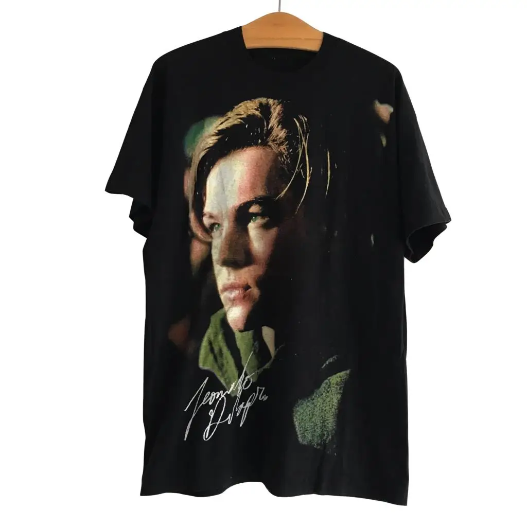 Футболка мужская винтажная в стиле 90-х Леонардо ДиКаприо |