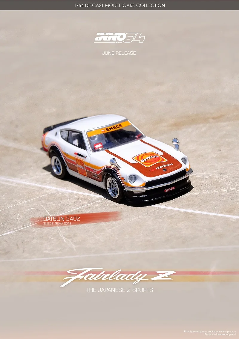 

INNO64 1:64 DATSUN 240Z ENEOS Sema 2018 Diecast Model Car