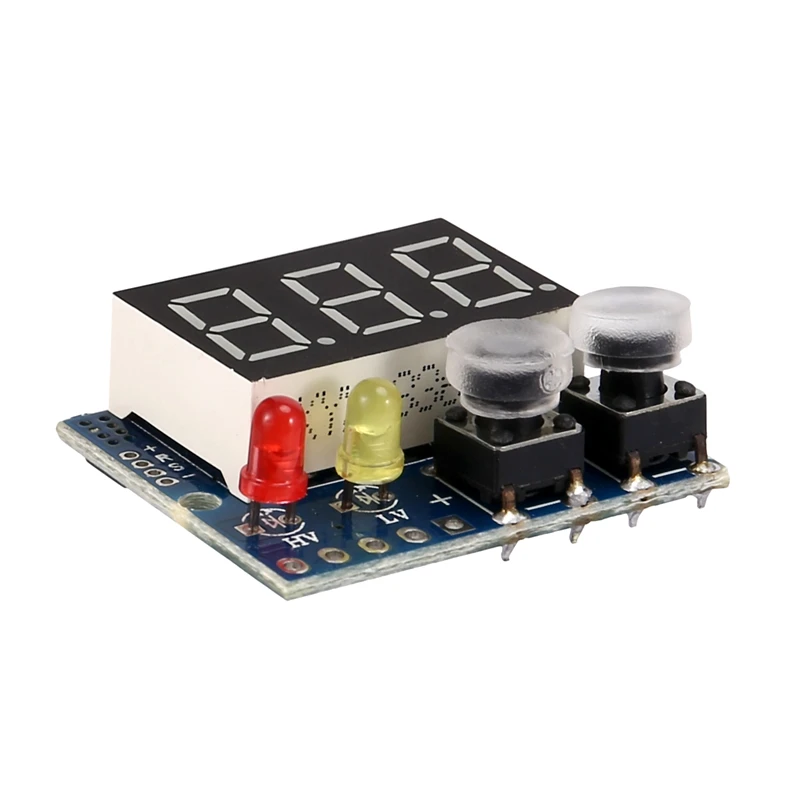 Цифровой вольтметр зуммер постоянного тока 0-100 в индикатор батареи измеритель