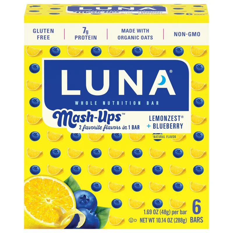 

Whole Lemonzest + Blueberry Nutrition Bar 6 - 1.69 oz Bars