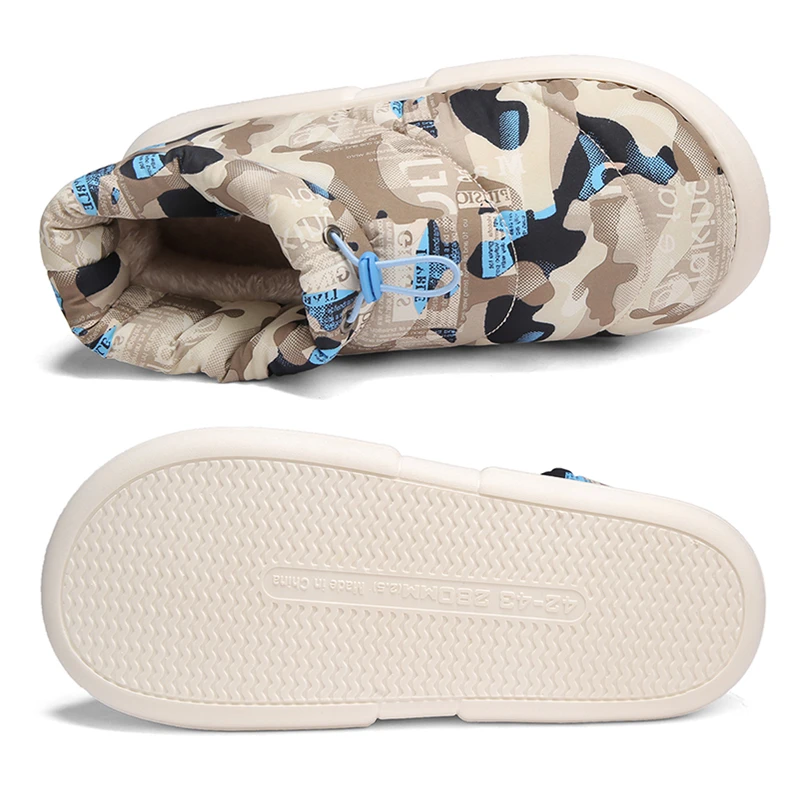 Casual Sneakers Men Winter Shoes Plush Warm Indoor Women Walking Shoes Winter Cotton Shoes Outdoor Walking Footwear Snow Boots