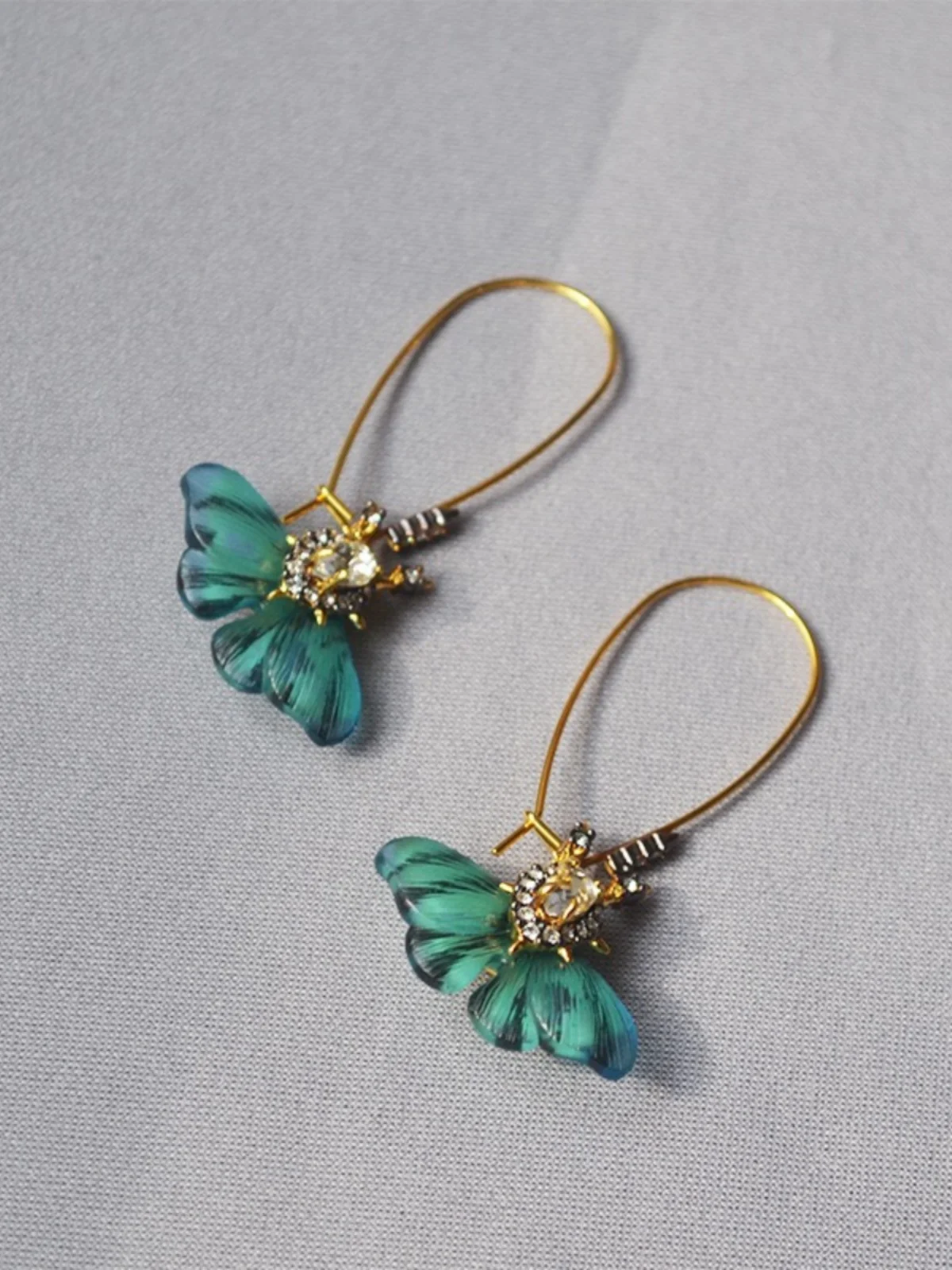 European and American Fashion Brand Pure Original $95 Design Hand-Painted Green Flng Personali T...