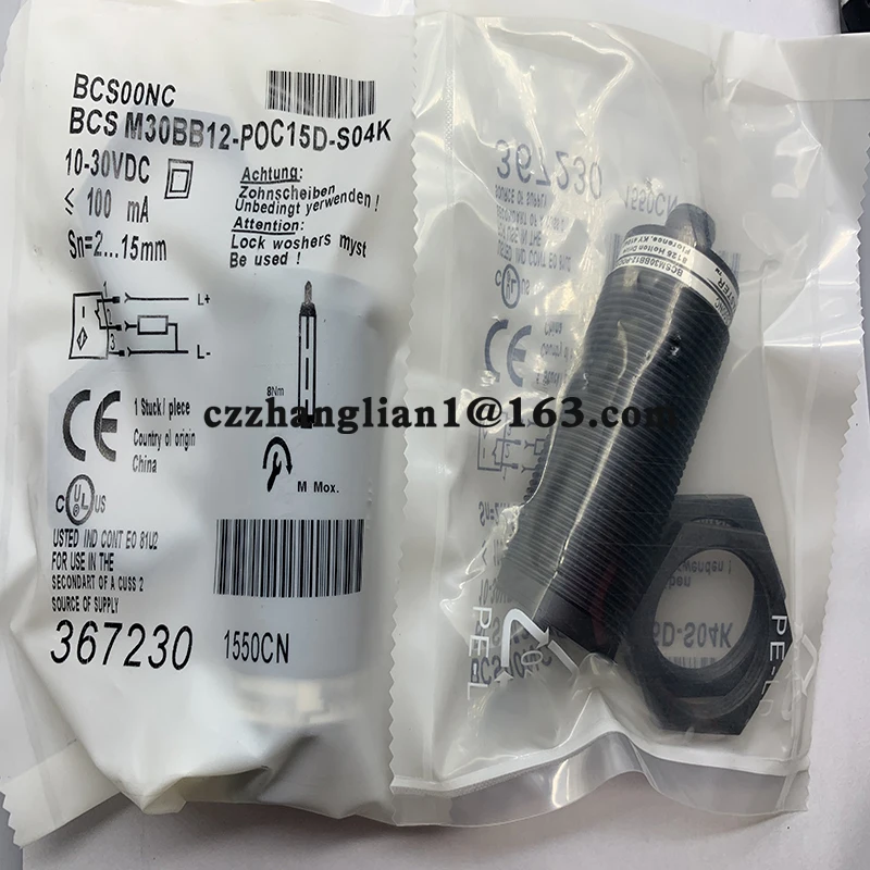 Совершенно новый Бесконтактный переключатель модель BCS M30BBI2-PSC15D-S04K полная